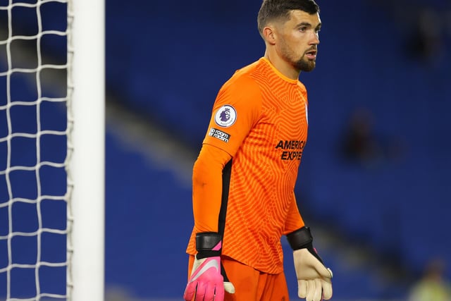 The Brighton goalkeeper is valued at £7.3m by Wyscout.
