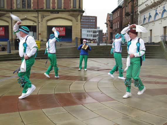 Sheffield City Morris forged ahead with their New Year's dance, with a difference, in 2021