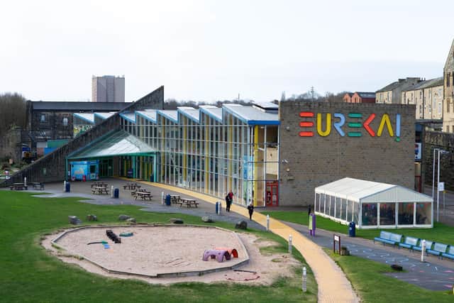 The children's museum in Halifax says: "We're an award-winning children's museum in Halifax, West Yorkshire, with more than 400 interactive exhibits which inspire children aged 0-11 to learn about themselves and the world around them through imagination, discovery and, most importantly, play!"