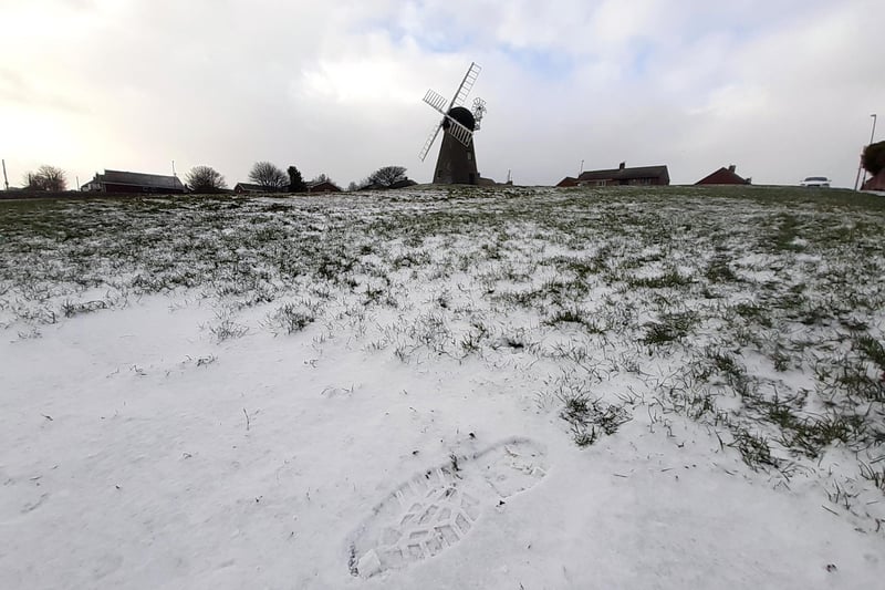 A picturesque scene was found at Whitburn windmill in Sunderland.