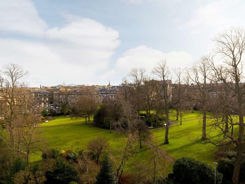View from front over gardens.