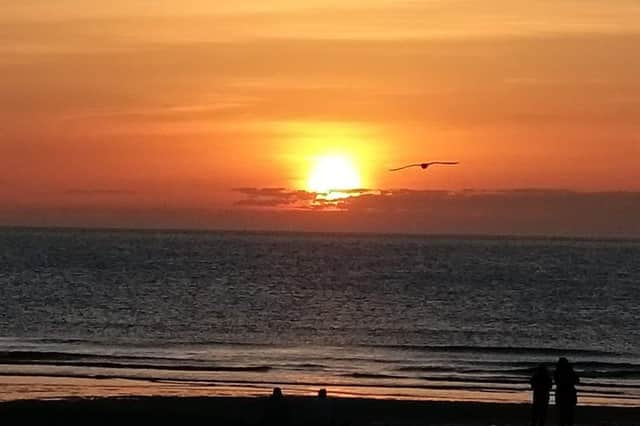 Dawn Hobbs sent in this picture of the sunrise at South Shields.