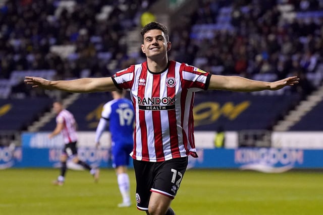Has spoken before about adding more goals to his game and put the Blades ahead with a header from Norwood's corner for his first goal since Hull last season. Booked for a late challenge on Max Power before a superb intervention prevented a certain equaliser for Broadhead.