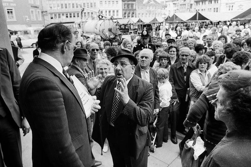 A huge rent protest occupied the Market Place in 1980 - do you recognise anyone?
