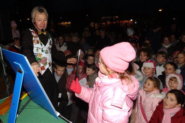 A magical scene from the Hebburn lights ceremony in 2005. Can you spot someone you know?