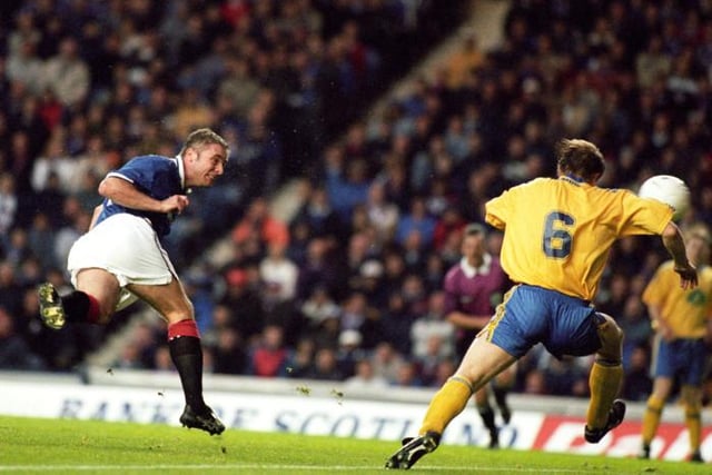 McCoist's 21st came at Ibrox in the rout over minnows Gotu
