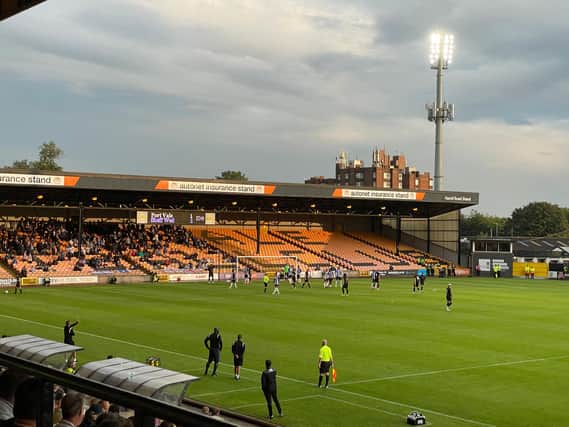 Sheffield Wednesday away at Port Vale.