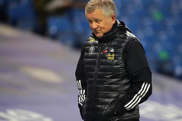 Sheffield United manager Chris Wilder: David Klein/Sportimage