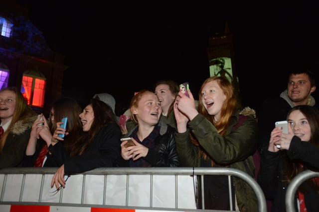 Did were get you on camera at the 2014 lights switch-on?
