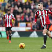 Paul Coutts in action during the Sky Bet League One match between Sheffield United and Northampton Town at Bramall Lane on December 31, 2016 in Sheffield, England.  (Photo by Pete Norton/Getty Images)