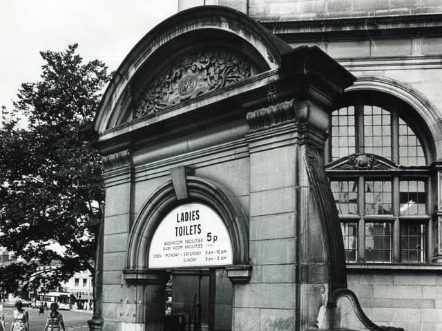 Sheffield Town Hall toilets in 1976