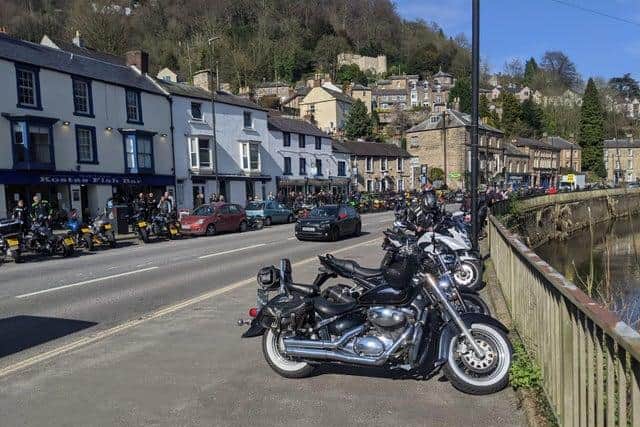 Matlock Bath is popular with motorcyclists