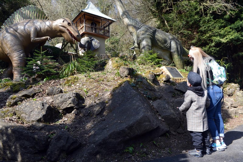Dinosaurs were some of the attractions children got to see on their return to Gulliver's Kingdom this week.