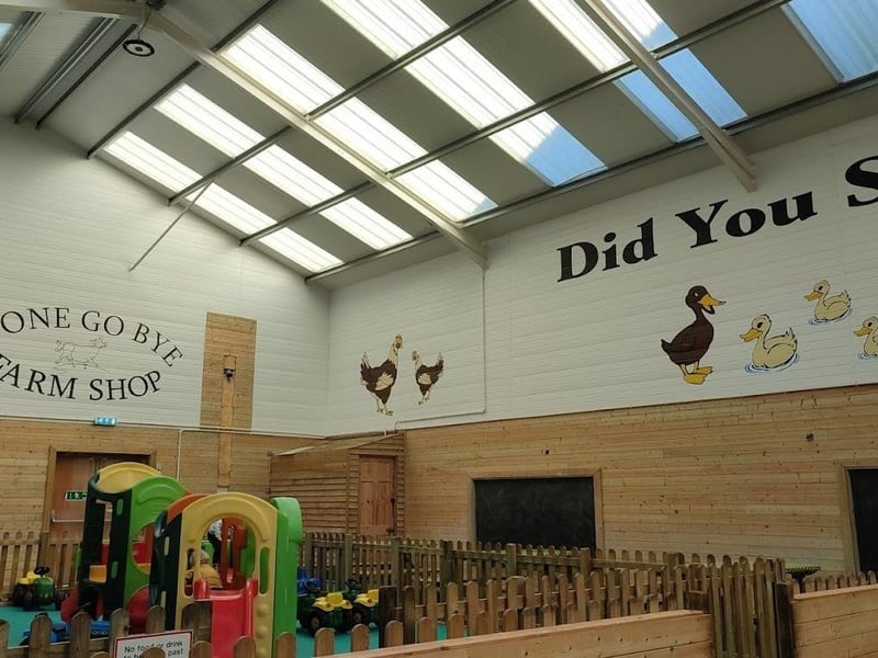None Go Bye Farm is a much-loved family-run farm shop in Horsforth. Take a walk outside to see and feed a range of animals including llamas, goats, and donkeys.