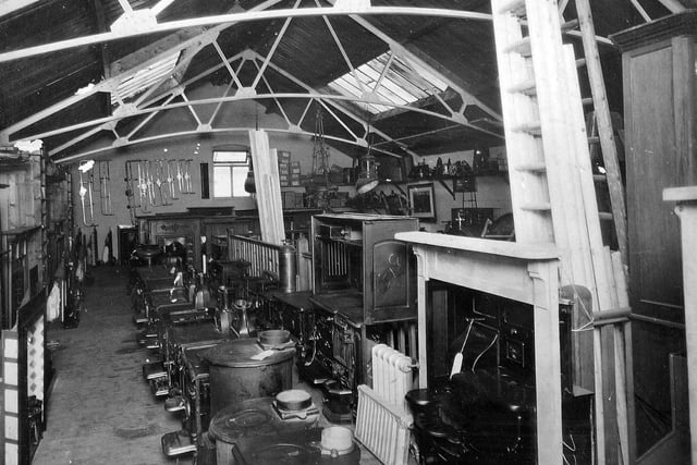 Fires and stoves for sale at 'Streets' in East Street at Havant. Undated