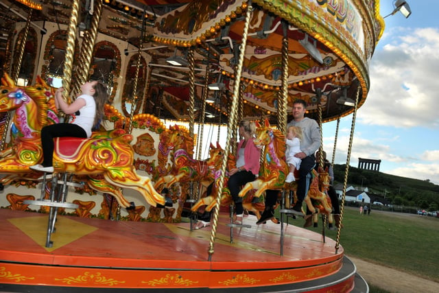 Herrington Country Park became home to the region's biggest funfair in the shadow of Penshaw Monument in 2013.