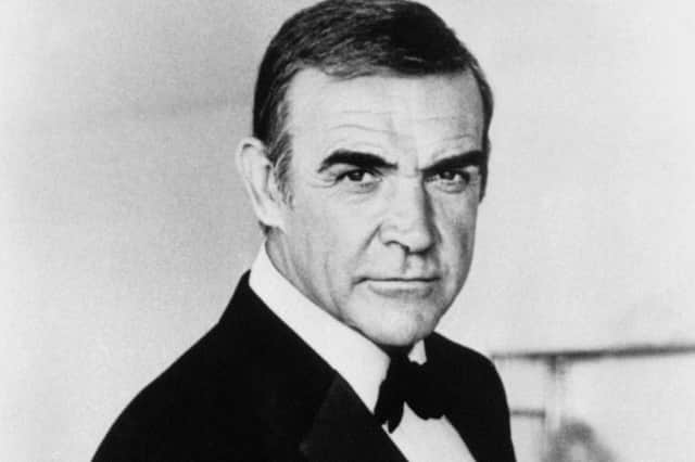 Sean Connery as James Bond.