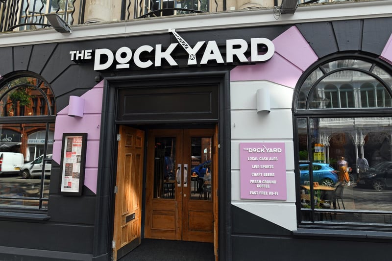 The Dockyard, Guildhall Walk - it is due to reopen with its beer garden on May 11
