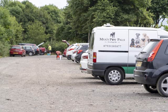 The car park off Ecclesfield Road in Shiregreen. Picture Scott Merrylees