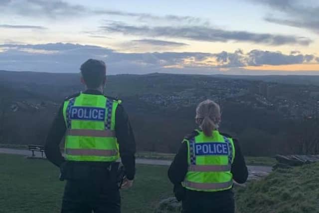 Police patrolled Bolehills last night and spoke to people spending the evening there.