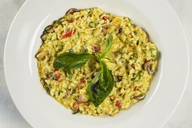 Food review of Otto's Restaurant on Sharrowvale Road. Wild Mushroom Risotto.Picture Scott Merrylees