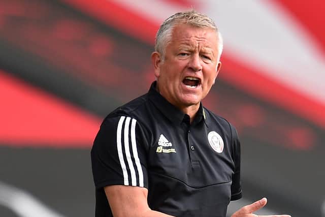 Sheffield United manager Chris Wilder leads his team into battle against Wolverhampton Wanderers on Monday: Glyn Kirk/PA Wire.