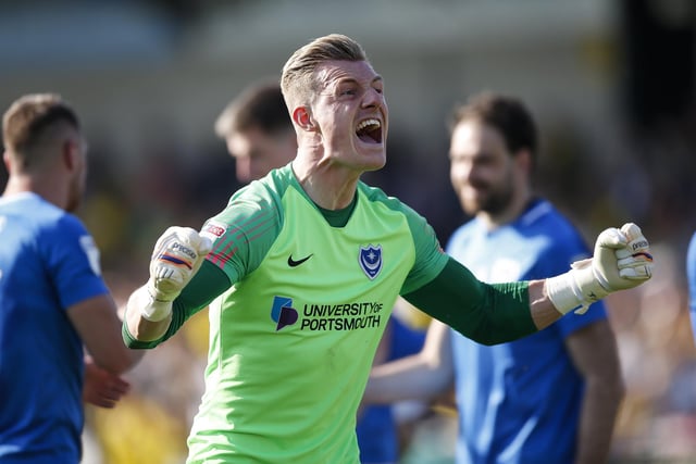 Moved to Pompey with less than 30 Football League games under his belt. Established himself as one of the best keepers in League One and unlucky to have lost his place to Alex Bass this term.