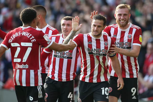 Sheffield United captain Billy Sharp is undergoing treatment for a hamstring issue sustained against Barnsley: Alistair Langham / Sportimage