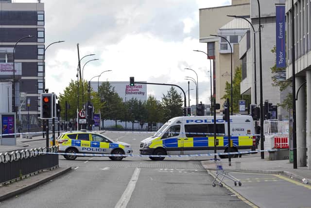 Arundel Gate remains closed this afternoon following an incident in which a man in his 20s was stabbed in the early hours of this morning (Thursday, September 29). He is currently in a 'critical condition' in hospital