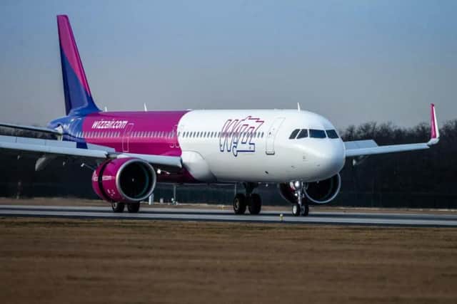 Wizz Air has announced a number of new routes from Doncaster Sheffield Airport (pic: Wizz Air/DSA)