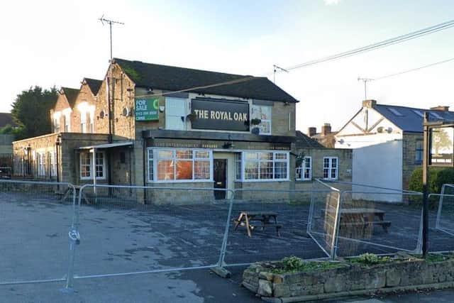 Royal Oak pub, Sheffield, before it was unlawfully demolished.