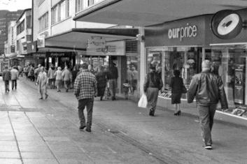 Our Price was a national record chain which was among the main record shops in Sheffield city centre. The picture shows their shop on The Moor. PIcture: Picturesheffield.com