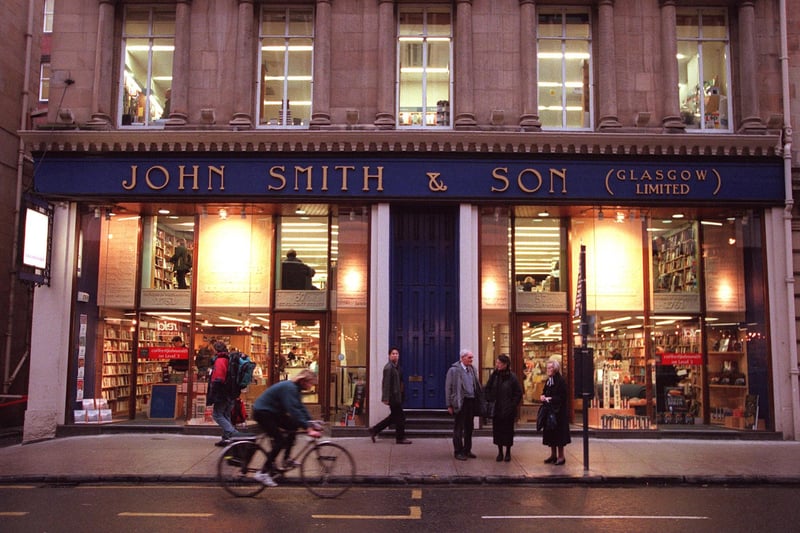 If you were looking to pick up a great book for Christmas in Glasgow, you would head to the John Smith Bookshop on St Vincent Street which closed in 2000. 