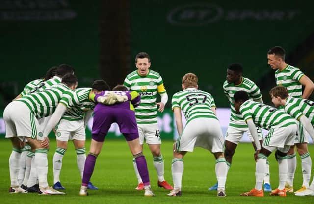 Celtic team line-up
