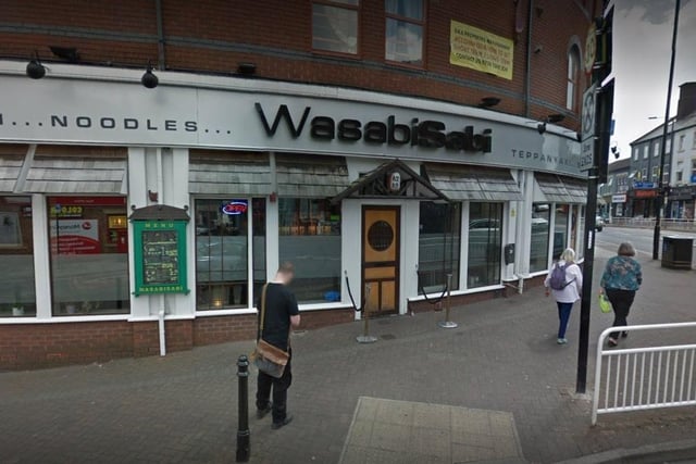 WasabiSabi on London Road has a five-star rating - it specialises in noodles, sushi and teppanyaki Japanese cuisine.