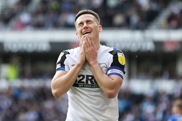 Tom Lawrence is expected to leave Derby County this summer: Cameron Smith/Getty Images