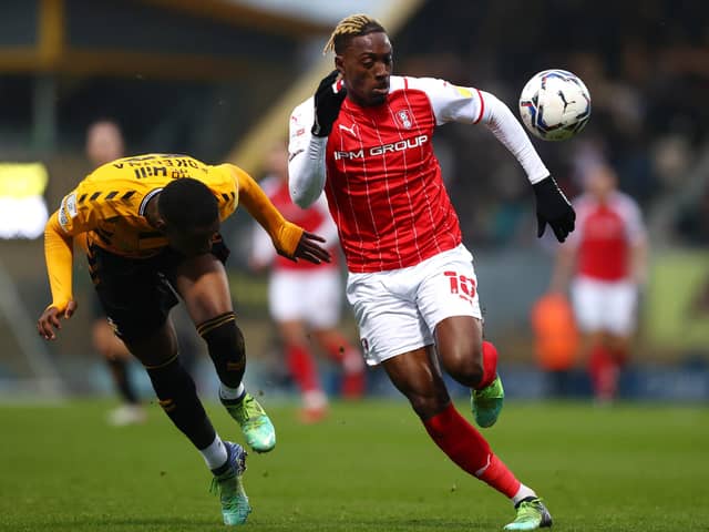 Freddie Ladapo of Rotherham United (photo by Julian Finney/Getty Images).