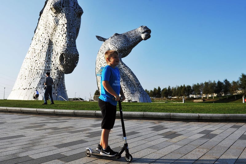 The fundraiser took place at The Helix Park, home to the Kelpies.