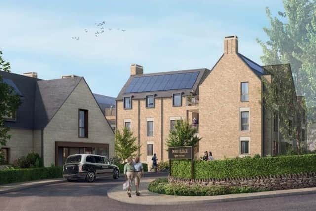 Artists' impression of the development. A developer is planning to demolish Dore Moor Garden Centre and build a huge new retirement village in its place to tackle a “critical” shortfall in homes for the elderly.