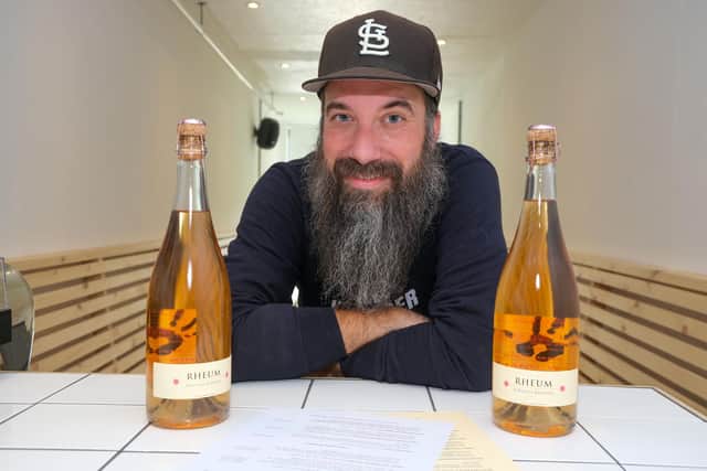 Mike Pomranz pictured in the Cider Hole at Krynkl, which is due to open next week