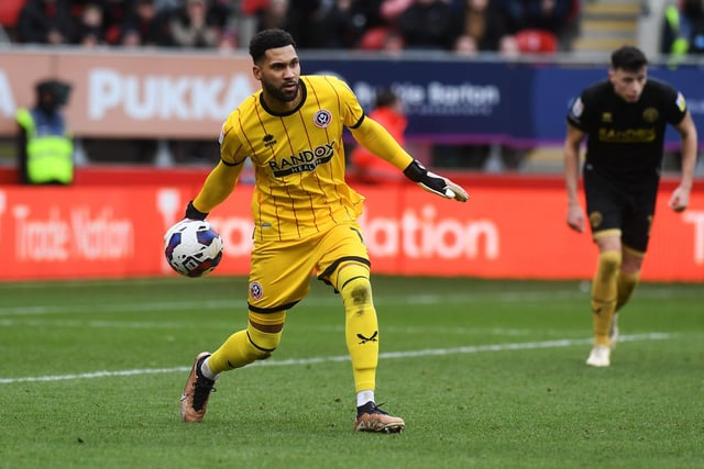 Despite Adam Davies' impressive penalty save against Wrexham, Foderingham has established himself as United's No.1 goalkeeper and comes straight back in