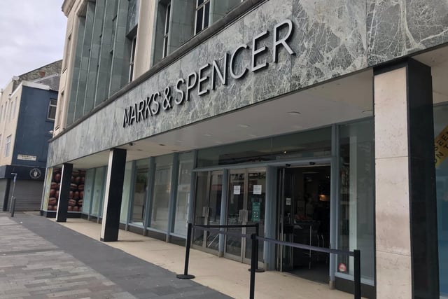 Marks & Spencer food hall is open, with other sections of the store due to open soon.
