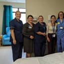 Dr Roberts (far right) and the team at Jessop Maternity Wing