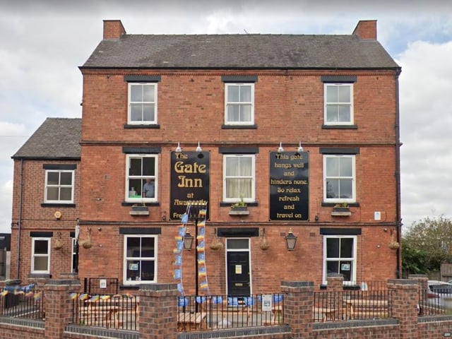 The Gate Inn, Main Street, Awsworth, is 'worth a visit'. It is described as a 'renovated red-brick Victorian free house near site of once-famous railway viaduct'.
