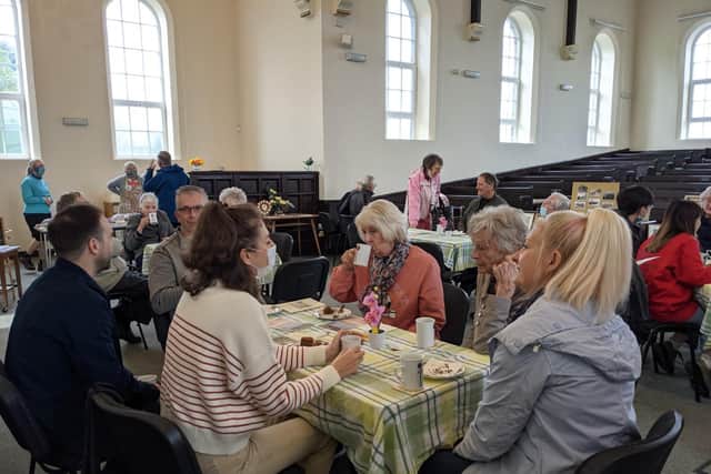 Action for Knowle Top, a campaign group in Stannington, has now hit its £150,000 target to try to save the former Knowle Top Chapel and Schoolroom for the community. Picture shows an event in the venue