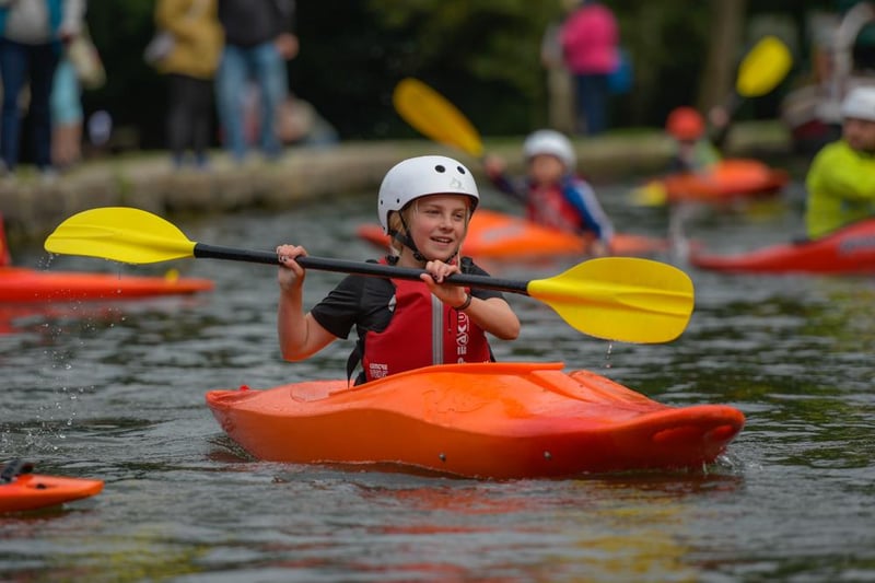 Other events also took place in the mill yard and on the canal throughout the weekend including open canoe and canal boat trips, rock climbing and orienteering.