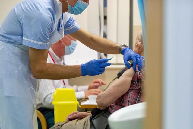 In Fareham, 48,154 people over the age of 40 have had a third vaccination. This is estimated to be 71.2 per cent of the local authority population.