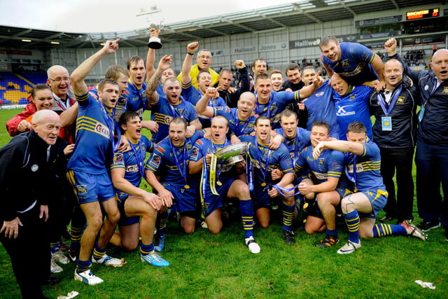 The Dons beat Barrow 16-13 at Warrington to complete a league and play-off double.