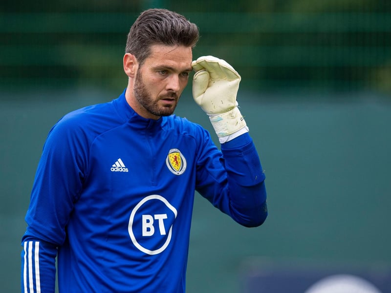With David Marshall omitted from the squad after losing his place at Derby, and Jon McLaughlin unavailable, the Hearts man is the clear choice for No.1.