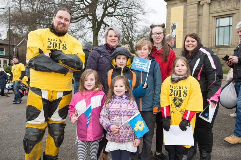 Sheffield Children's Hospital Easter Egg Run 2018 - Families across the city gathered to watch the event.